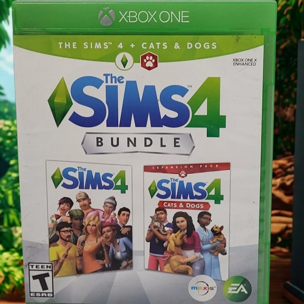 The Sims 4: Cats & Dogs Bundle - Microsoft Xbox One Complete With Insert 2- In 1
